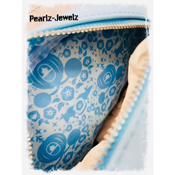 Loungefly Disney Princess Cinderella Blue Dress Bow Cosplay Mini Backpack NWT main image 3